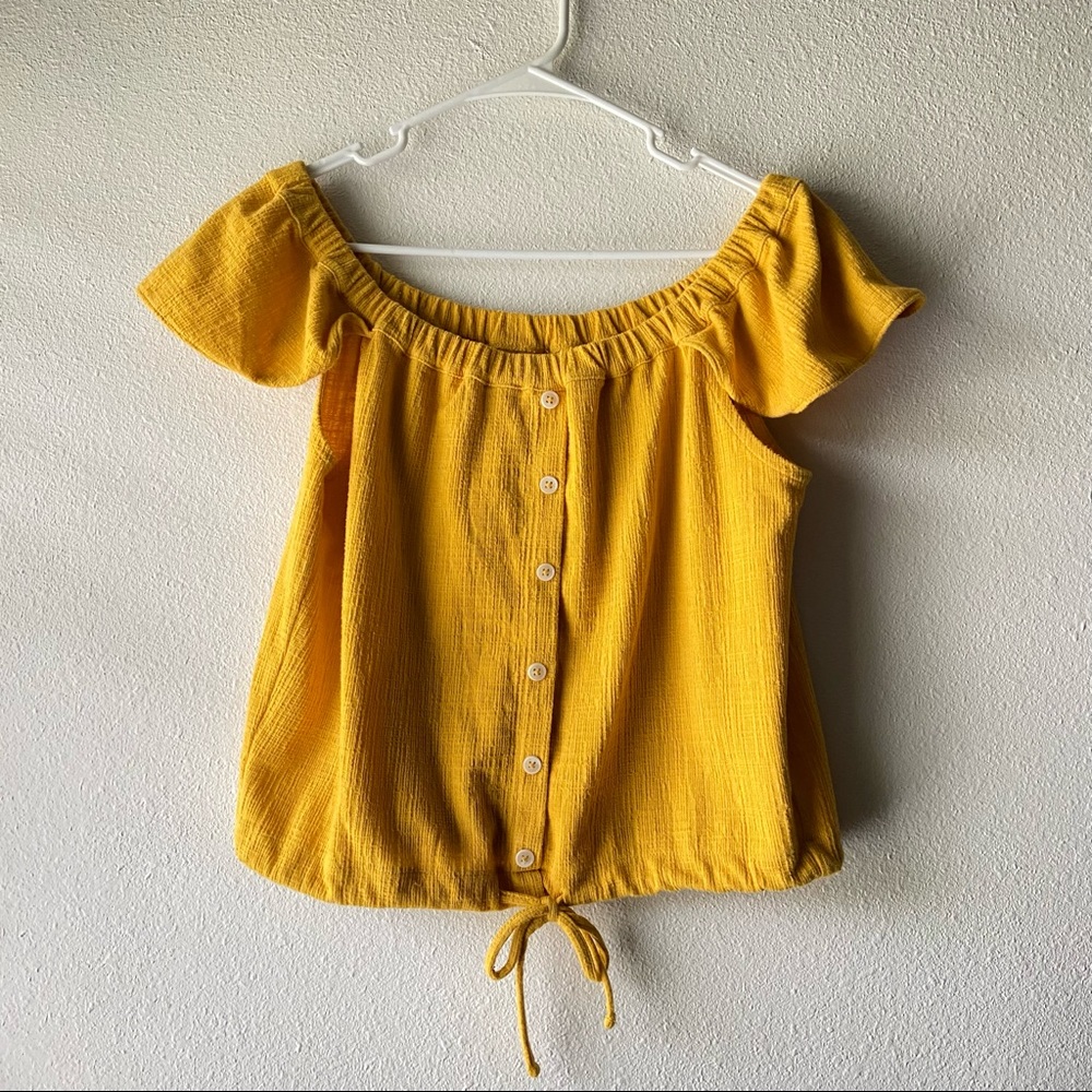 Madewell Texture & Thread Off-the-Shoulder Top - Picture 6 of 10